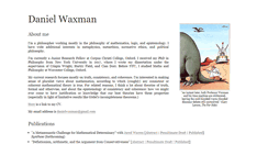 Desktop Screenshot of danielwaxman.com